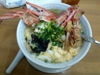 「渡蟹単麺Ｂ 八正醤油仕上げ」@MENYA 食い味の道有楽の写真