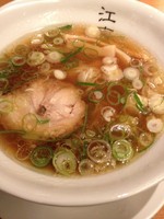 「栁麺+煮たまご」@江南 行店の写真