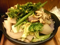 「蒸し炒め野菜（漢盛）￥200 ＋　らーめん」@麺創 玄古 新宿御苑店の写真