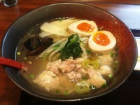 「大山ラーメン 890円　＋　味玉100円」@一酵やの写真