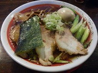 「王様中華そば（大盛り）　＋味玉：サービス券」@きまぐれ八兵衛 安曇野本店の写真