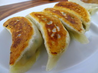 「焼餃子5個盛り…280円」@餃子の並商 都賀店の写真