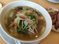 「絶品タンメン+広東焼き叉焼(¥730+¥430)」@横濱一品香 保土ヶ谷店の写真