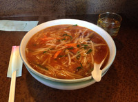 「もやしあんかけラーメン（大盛り）730円＋100円」@大勝軒の写真