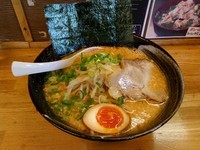 「こってり味噌ラーメン　@750円」@らーめん いなばやの写真