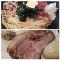 「（限定A）あさりの塩バターまぜそば＋特性トッピング」@はりけんラーメンの写真