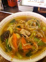 「椎茸うま煮そば850円」@久慈清商店の写真