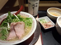 「じゃばら冷やし麺(800円)＋玉子かけご飯(200円)」@麺や 七彩 東京駅の写真