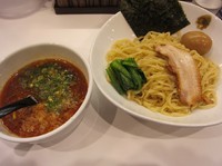 「味玉海老つけ麺（９５０円）他」@海老・特濃煮干そば まるはの写真