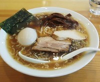 「味玉中華そば　850円」@下町中華そば すずめ食堂の写真