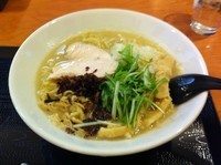 「濃厚鶏そば大盛り（醤油）680円」@鶏そば 七星の写真