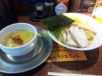 「濃厚鶏つけソバ (850円」@濃厚鶏ソバ 怪人二十面相の写真