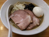 「特濃煮干ソバ（白）+味玉」@煮干中華ソバ イチカワの写真