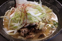 「味噌らーめん＋ネギ」@麺屋 のろし 函館の写真