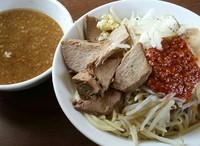 「ぶた入りオロチョンつけ麺中盛り750円」@にかいやの写真