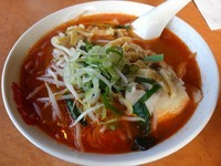 「【期間限定】スンドゥブチゲ風ラーメン（大盛り）」@テンホウ 山形店の写真