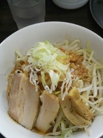 「ボタン海老油そば780円」@ラーメン愉悦処 似星の写真