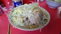 「大ラーメンブタ入り　750円」@ラーメン二郎 三田本店の写真