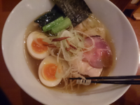 「特製塩そば」@饗 くろ㐂の写真