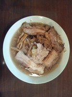 「ラーメンアブリ(コイメ､アブラ､ギョフン)」@メガガンジャの写真