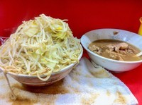 「ぶたダブル大らーめん (麺増し)」@ラーメン二郎 三田本店の写真
