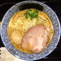 「サクマ式鯵のニボやん（塩）＋半熟煮玉子」@麺屋 一燈 ラゾーナ川崎店の写真