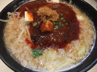 「どて辛らーめん（辛さ控えめ）（680円）」@どてちんⅢの写真