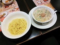 「節系とんこつつけ麺」@バーミヤン 栗橋店の写真