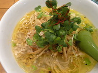 「塩SOBA(平打ち麺)」@麺屋 Hulu-luの写真