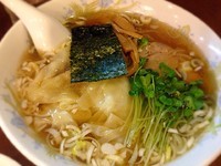 「ワンタン麺」@鶏舎の写真
