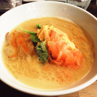 「ベジータブル　ポ・タージュヌードル（限定）」@新宿 モモンガの写真