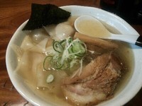 「塩わんたん麺＋餃子」@上州地鶏ラーメン 翔鶴の写真