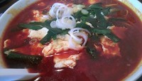 「赤いラーメン」@いくよ食堂の写真