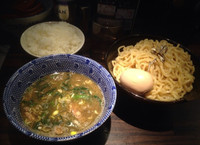 「煮玉子つけ麺煮干し麺増し＋ご飯」@東京煮干屋本舗の写真