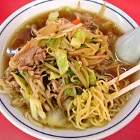 「肉そば　550円」@大成軒 学園店の写真