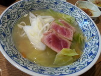 「まぐろラーメン630円」@大庄水産 高崎西口店の写真