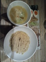 「鶏つけそば特製」@NOODLE STOCK 鶴おかの写真
