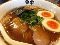 「【SP限定】 焙煎煮干そば 780円 味玉 100円」@中華そば田家 ふくふくの写真