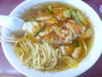 「ホルモンラーメン(700円)」@ホルモンラーメン 玄海の写真