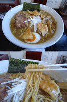 「『焦がし醤油らーめん+大盛(￥750+100)』」@らーめん うさぎやの写真