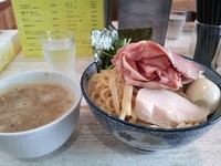 「特製つけそば(大盛り)￥1000円+￥100円」@中華そば 四つ葉の写真