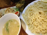 「特製つけそば 大盛 1,080円」@濃厚鶏そば 麺屋武一 新橋本店の写真