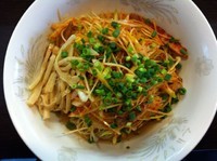 「冷やしねぎそば（H26.3月末限定） 750円」@らーめん 竜屋の写真