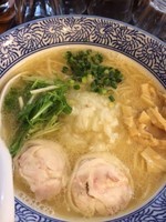 「鶏白湯らーめん（あっさり）」@濃厚鶏白湯らーめん 麺屋一楽の写真