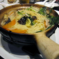 「広東風土鍋ラーメン麺 850円」@四季煲坊の写真