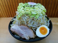 「ごじめん￥650→600（TJクーポン）＋野菜￥50」@中華そば・特製もりそば 満帆 伊勢崎店の写真