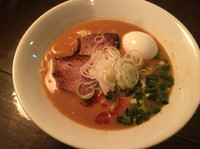 「味玉とりそば味噌」@natural taste cafe analogの写真