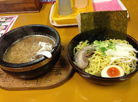 「壱番こだわり醤油つけ麺（大盛り）850円＋150円」@屋台らーめん壱番の写真