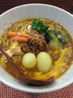 「【期間限定】しばふのカレーらーめん￥820＋半ライス￥50」@麺 ten しばふの写真