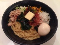 「あさりの潮バターまぜそば 750円」@はりけんラーメンの写真